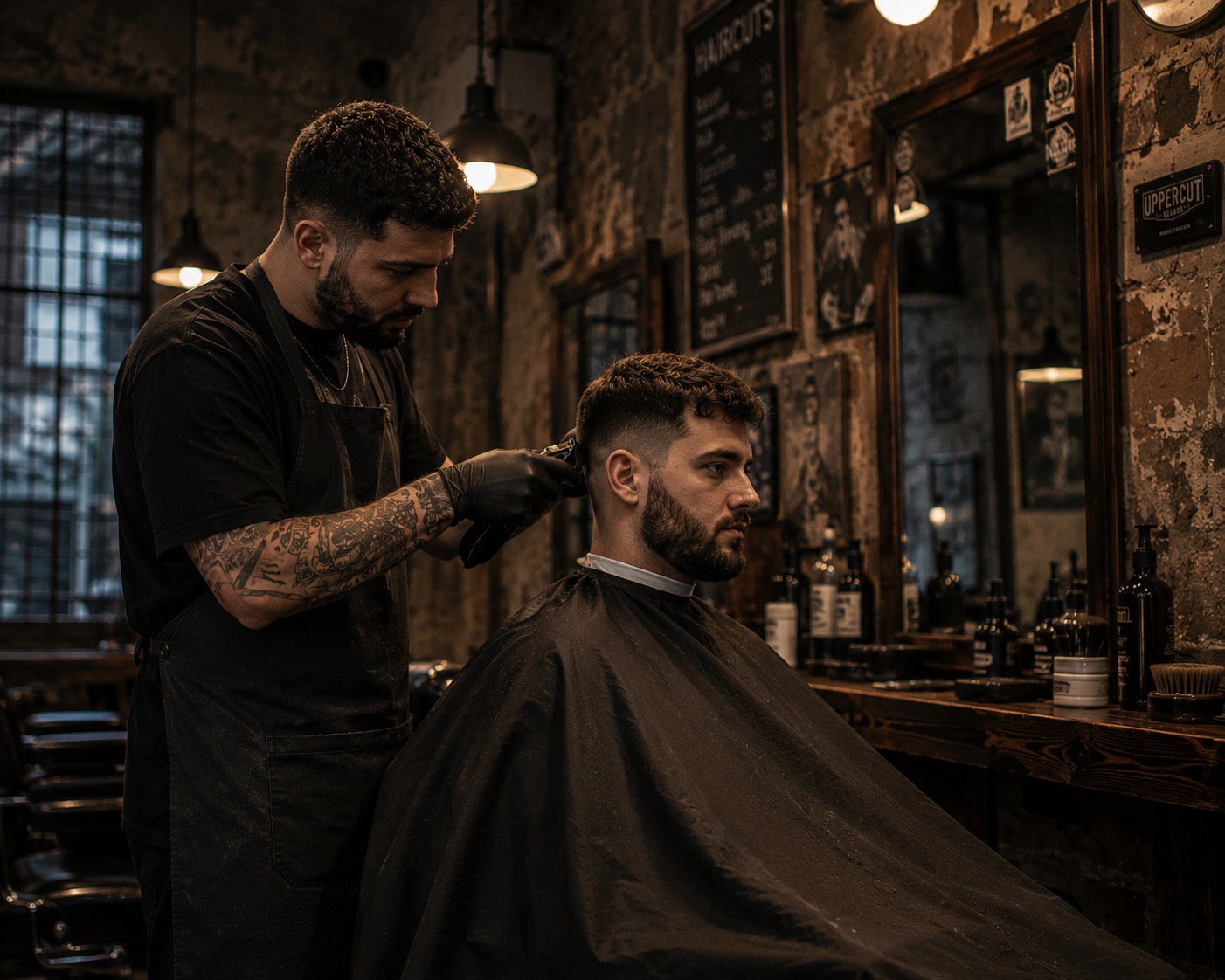 Barbier poliert